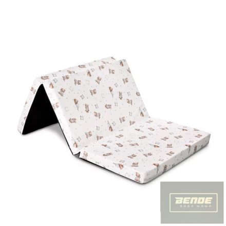 Lorelli összehajtható matrac 60x120x5 -Bear And Pillow Beige