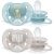 Philips AVENT SCF223/01 Ultrasoft Text játszócumi 6-18 hó fiús 2db