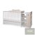 Lorelli Multi kombi ágy 190x72 - White Light Oak